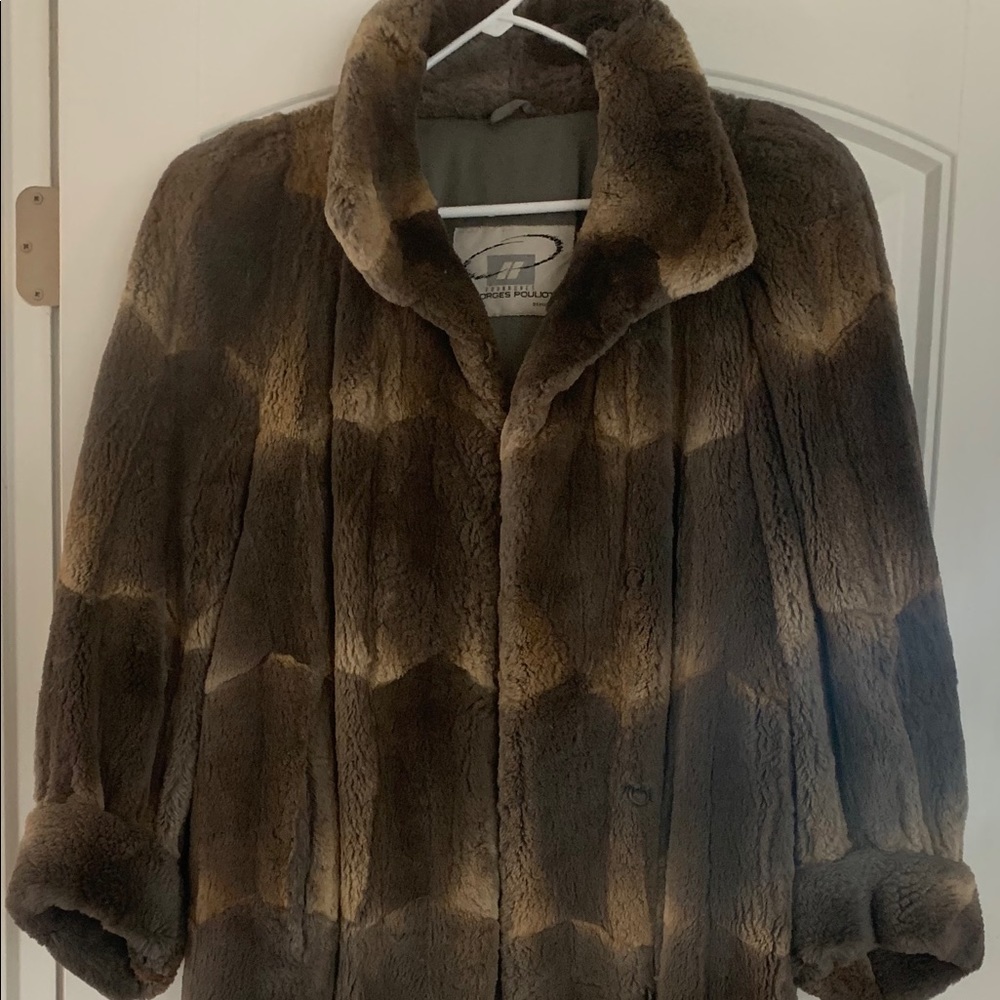 Skin on Skin Muskrat Coat
